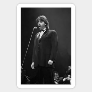 Andrea Bocelli BW Photograph Sticker